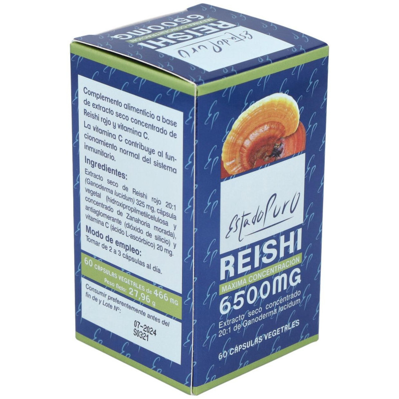 Estado Puro Reishi 6500mg 60caps - Tongil