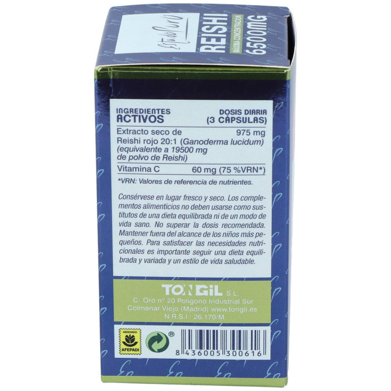 Estado Puro Reishi 6500mg 60caps - Tongil