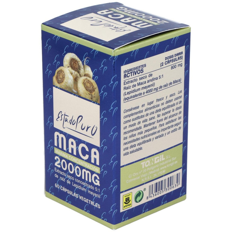 Maca 60cap. Estado Puro - Tongil