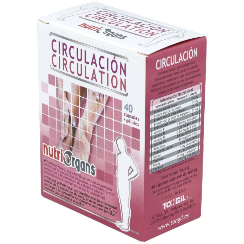 Tongil Nutriorgans Circulación 40Caps