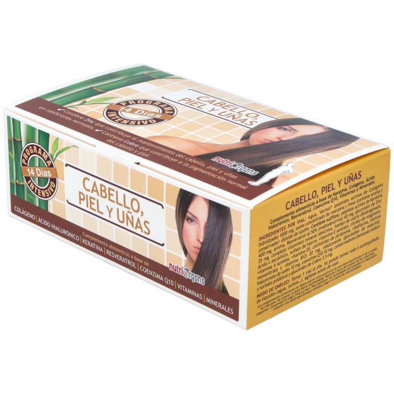 Nutriorgans Cabello_ Piel y Uñas 14viales - Tongil