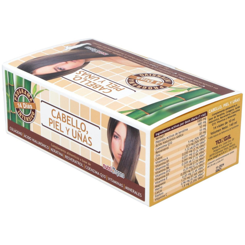 Nutriorgans Cabello_ Piel y Uñas 14viales - Tongil