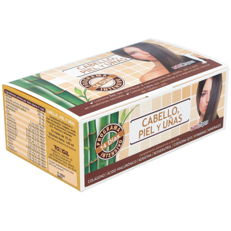 Nutriorgans Cabello_ Piel y Uñas 14viales - Tongil