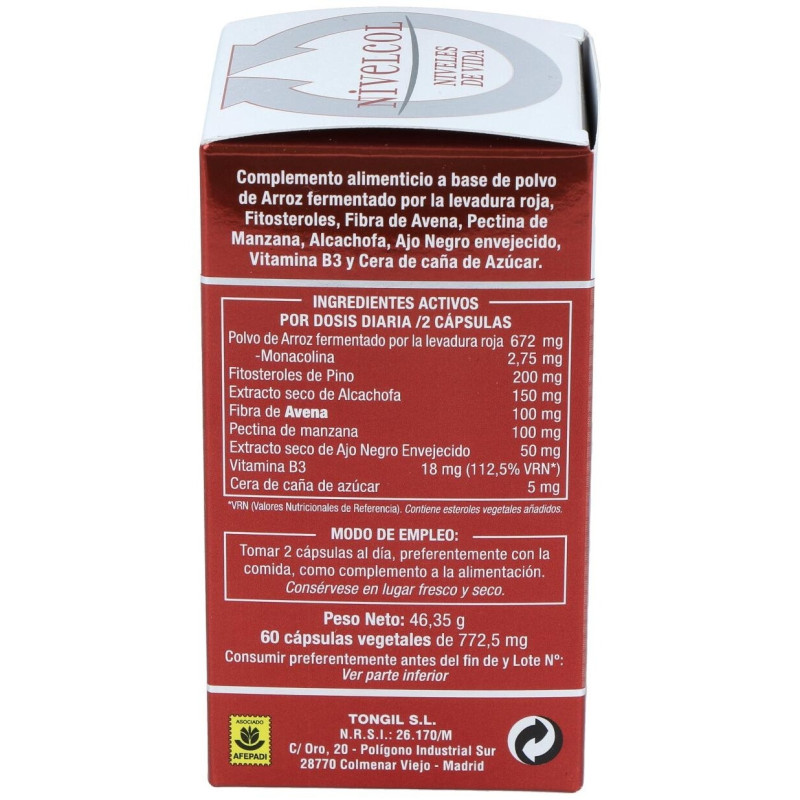 Nivelcol 60 Capsulas Tongil 2