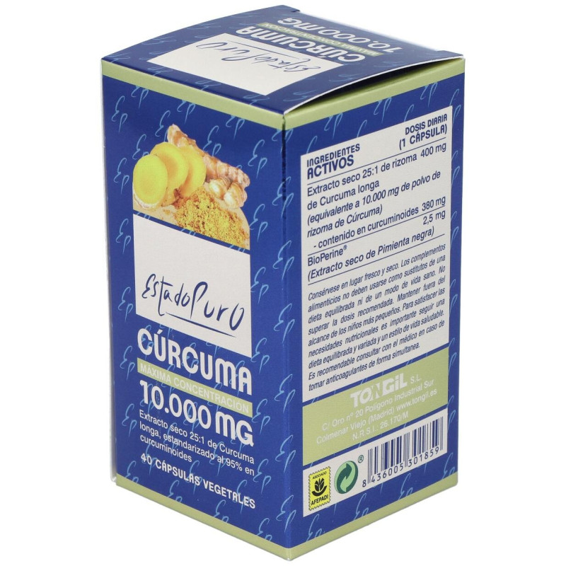 Tongil Estado Puro Cúrcuma 10.000Mg 40Caps