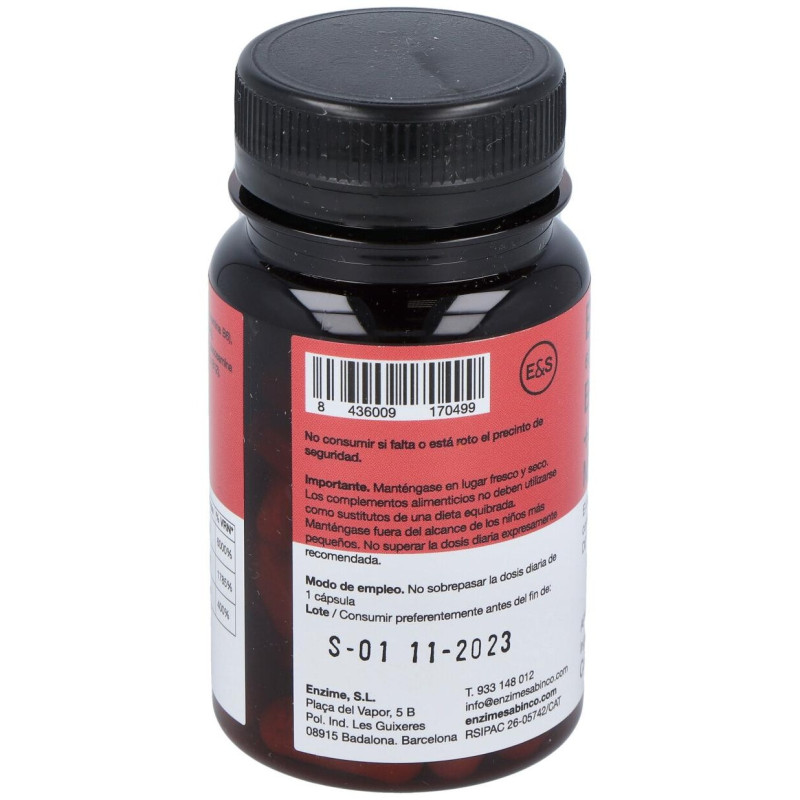 Enzime Sabinco B6 + B12 + Ácido Folico Metiladas 60caps - Enzime - Sabinco