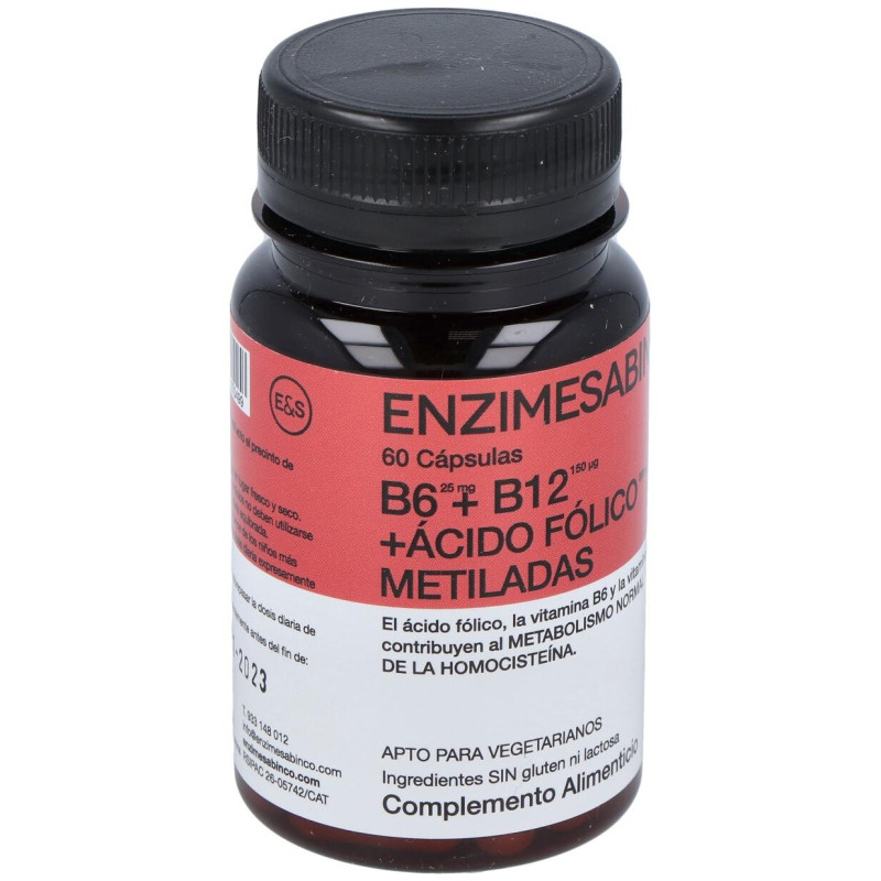 Enzime Sabinco B6 + B12 + Ácido Folico Metiladas 60caps - Enzime - Sabinco
