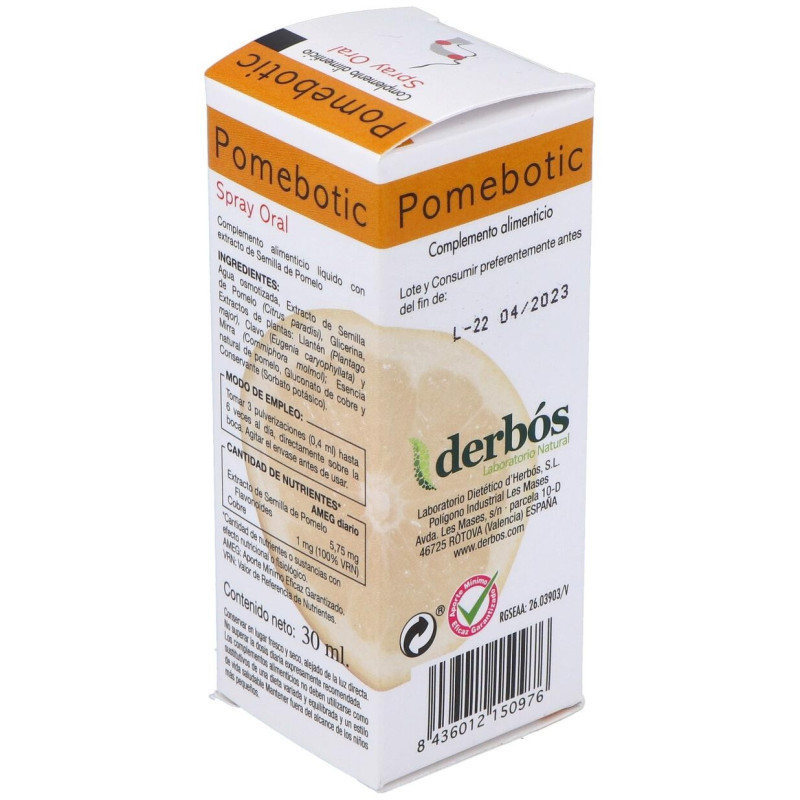 Derbós Pomebotic Spray Oral 30ml - Derbos