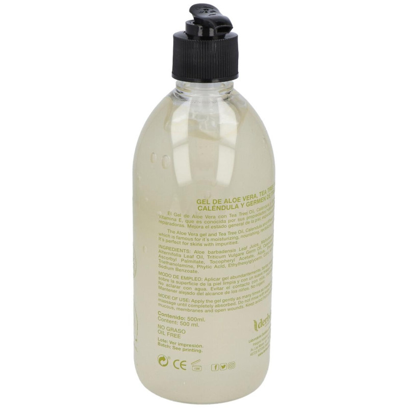 Derbós Gel Aloe Vera Y Árbol De Té 500Ml