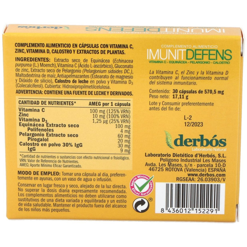 Derbos Imunitdefens 30 Caps