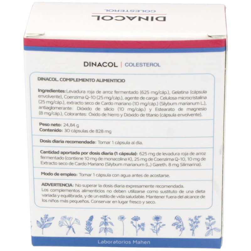 Mahen Dinadiet Dinacol, 30 Cápsulas - Dinadiet