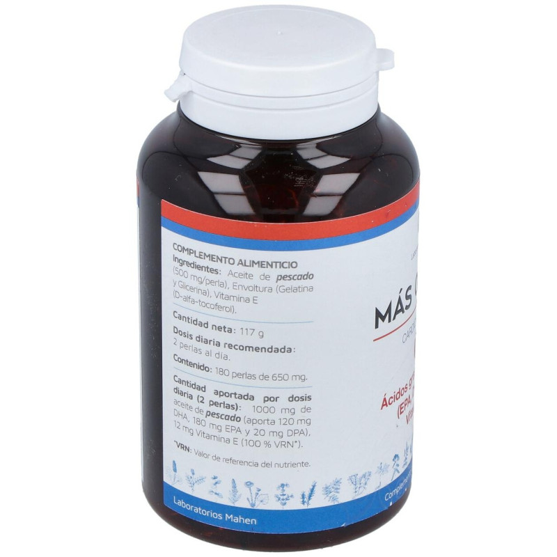 Más Omega 180 Perlas - Mahen