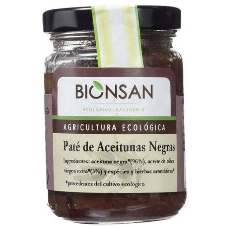 Pate de Aceitunas Negras 140gr. Eco - Bionsan