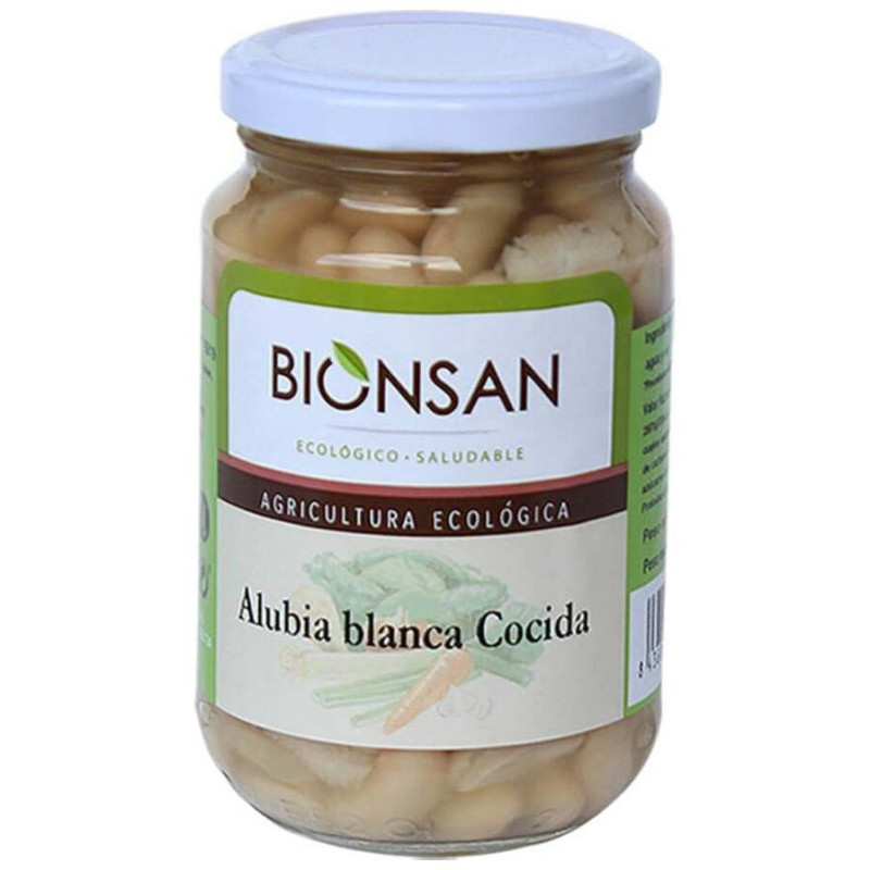 Judias Blancas Cocidas 220g - Bionsan