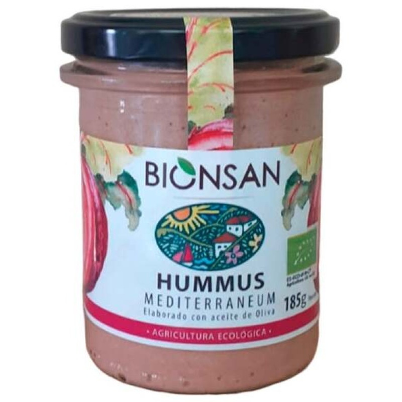 Hummus Mediterraneum 185gr. Eco Vegan - Bionsan