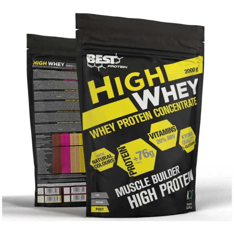 Proteína De Suero High Whey Fresa 2000Gr.