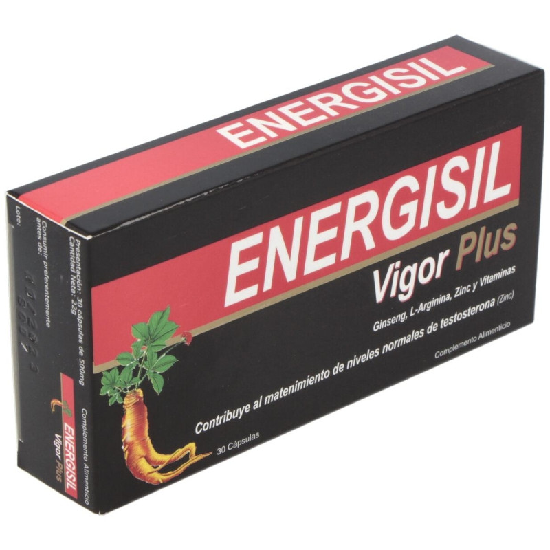 Energisil Vigor Plus (ginseng+arginina) 30cap - Pharma Otc