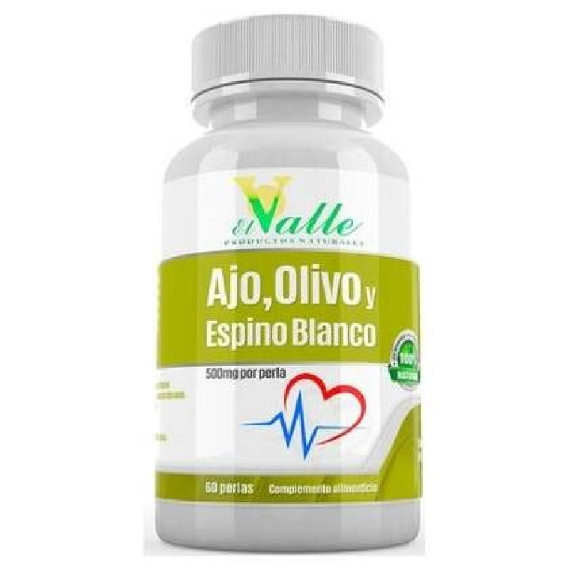 El Valle Ajo Espino Blanco Olivo 60Caps
