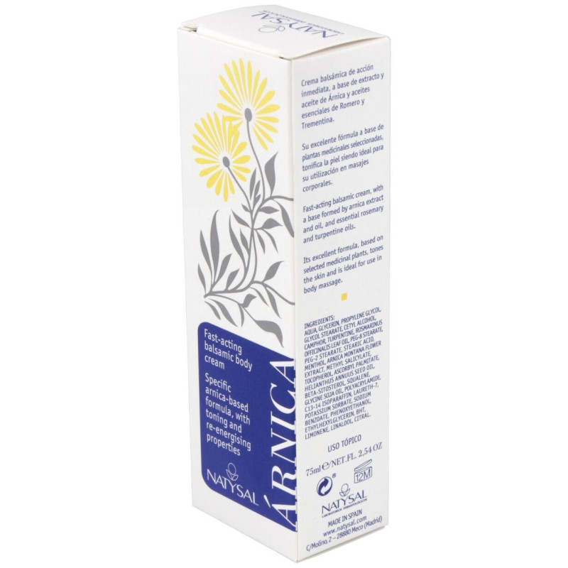 Arnica Crema Balsámica 75ml - Natysal