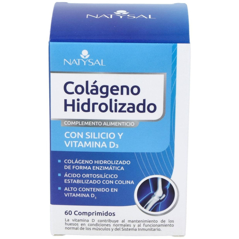 Natysal Colageno Hidrolizado Con Silicio Y Vitamina D3 60Comp