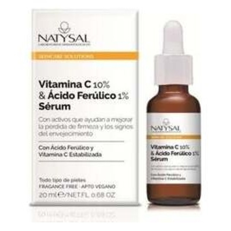 Vitamina C 10% y Ácido Ferulico 1% Serum 20ml - Natysal