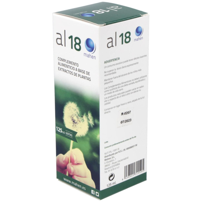 Al - 18 Gotas 125ml - Mahen