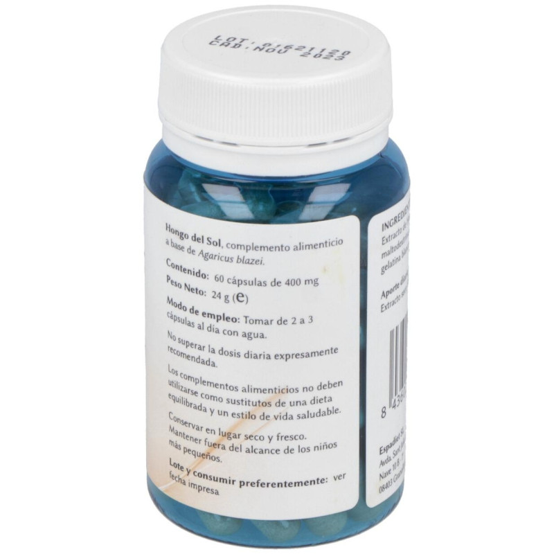 Espadiet Hongo Del Sol 100Mg 60Caps