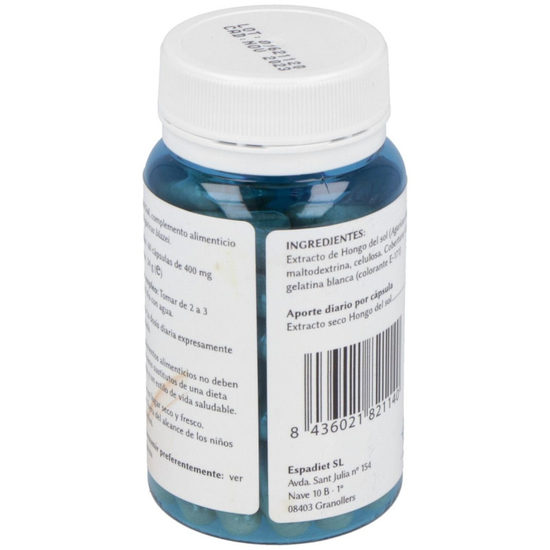 Espadiet Hongo Del Sol 100Mg 60Caps