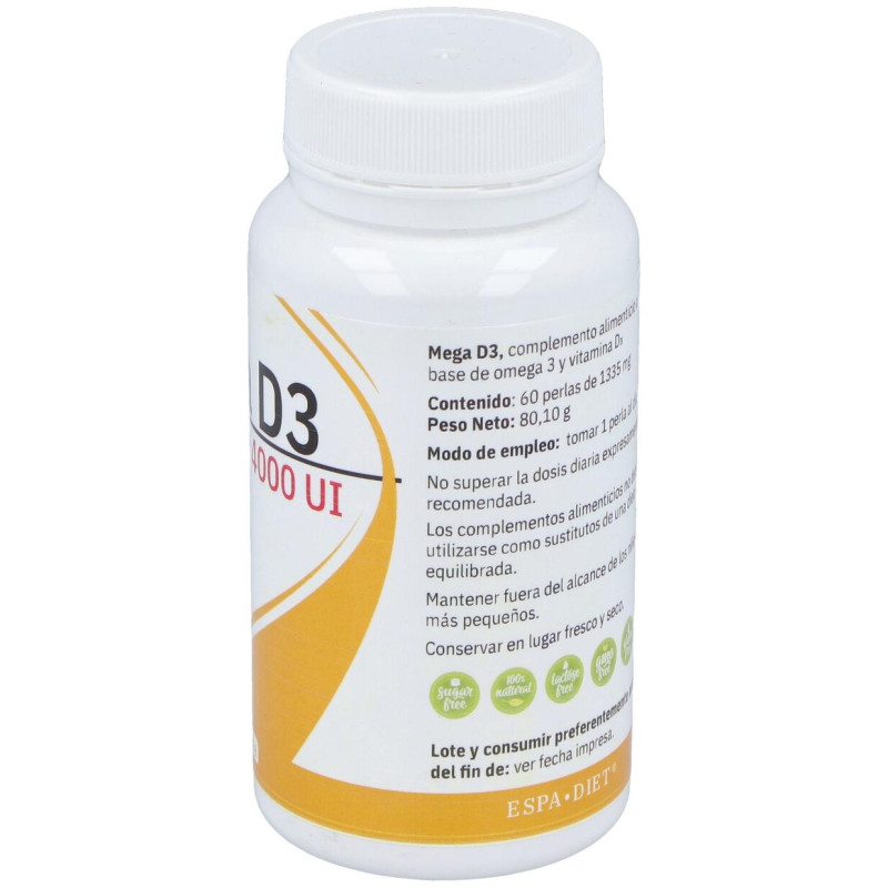 Mega D3 4000ui 60perlas - Espadiet