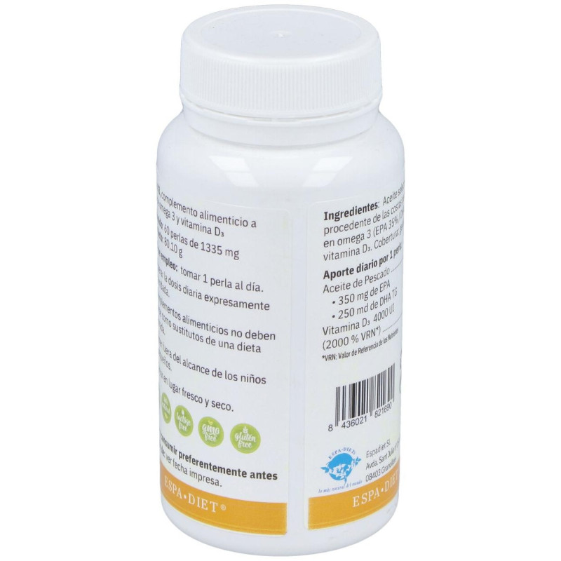 Mega D3 4000ui 60perlas - Espadiet