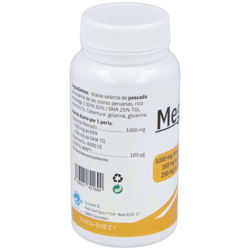 Mega D3 4000ui 60perlas - Espadiet