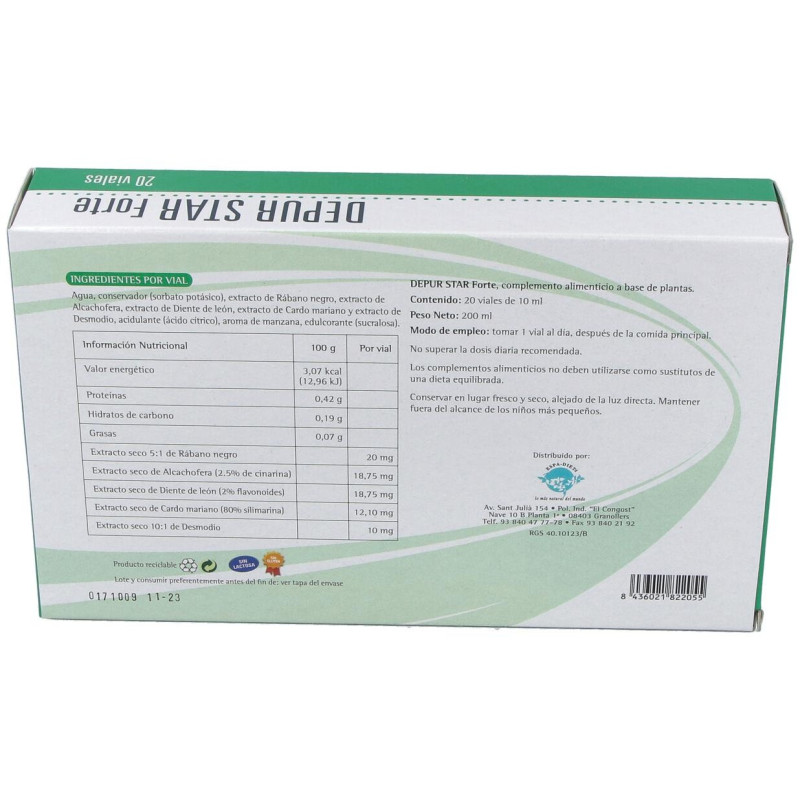 Depur Star Forte 20uds - Espadiet