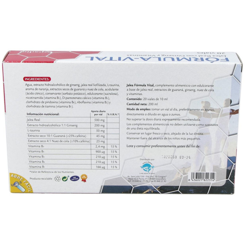 Jalea Fórmula Vital Vial 20uds - Espadiet