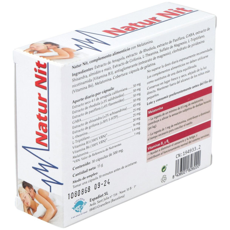 Natur Nit 30caps - Espadiet
