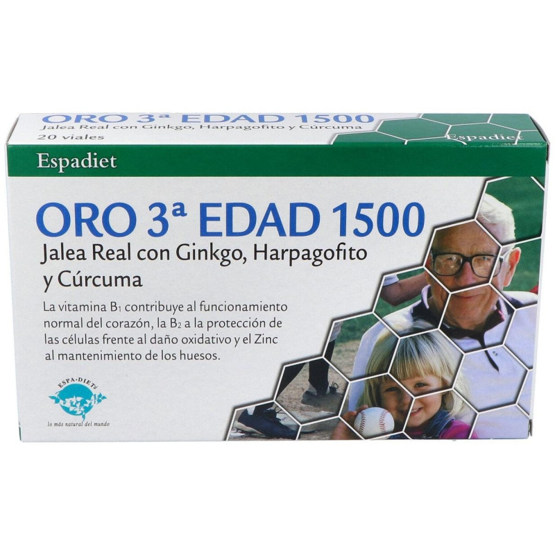Espadiet Jalea Real Tercera Edad Oro 20Uds