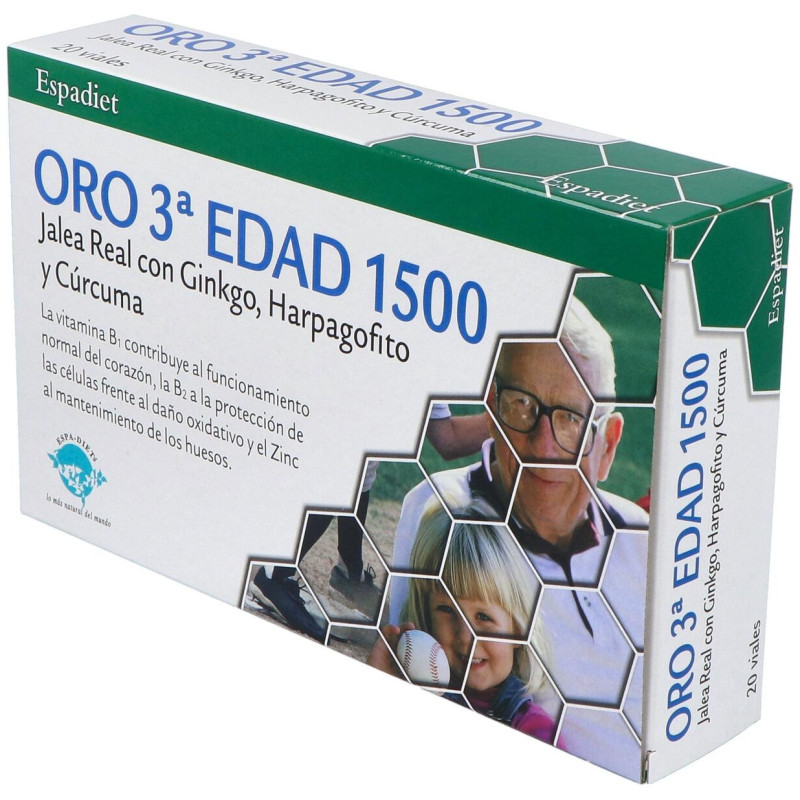 Espadiet Jalea Real Tercera Edad Oro 20Uds