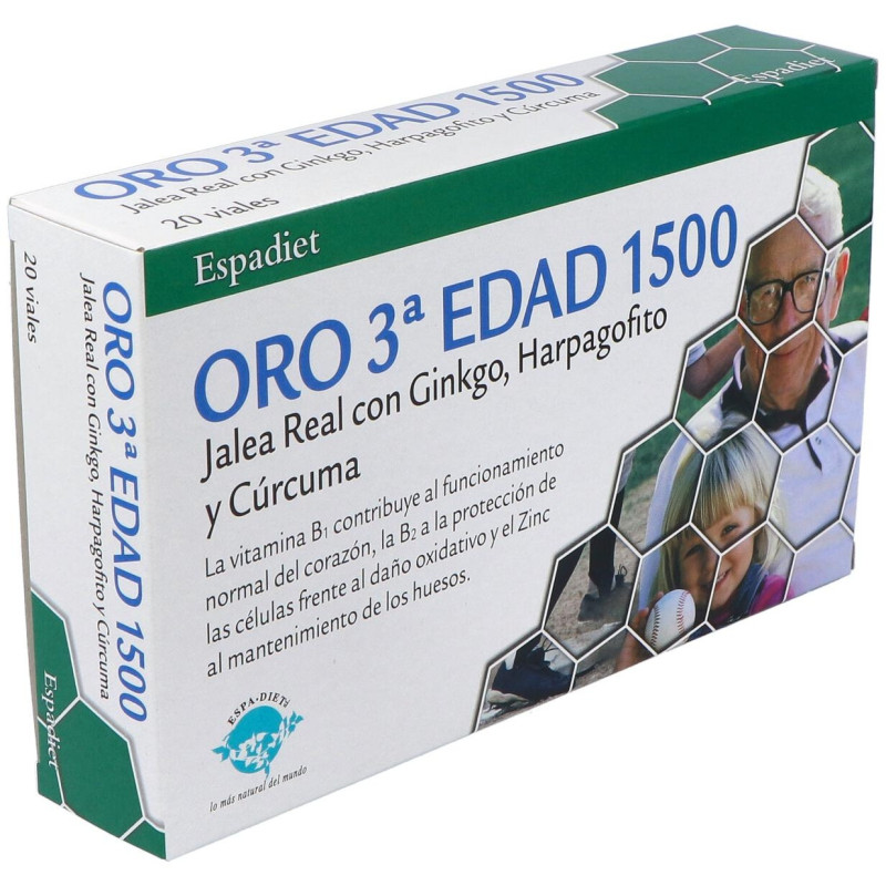 Espadiet Jalea Real Tercera Edad Oro 20Uds