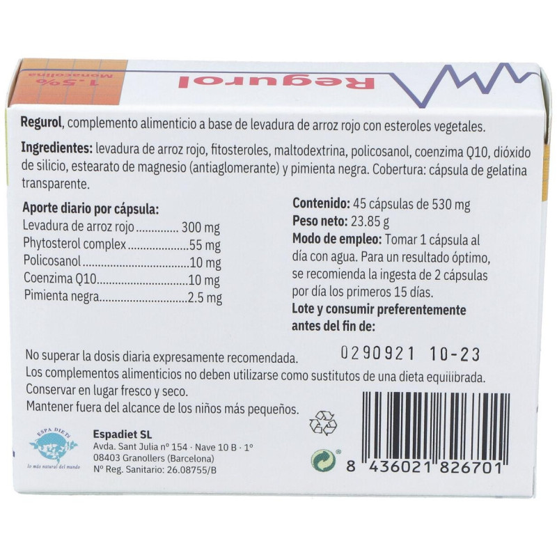 Regurol 45cap - Espadiet