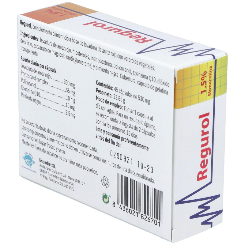 Regurol 45cap - Espadiet