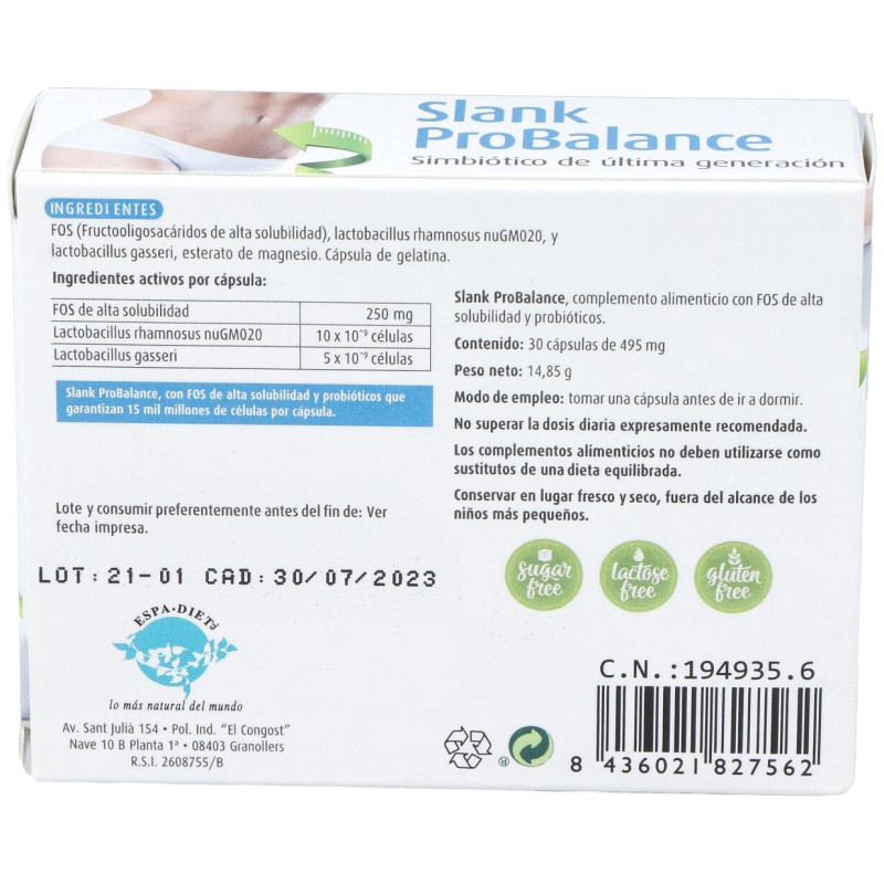 Slank Pro Balance 30caps - Espadiet