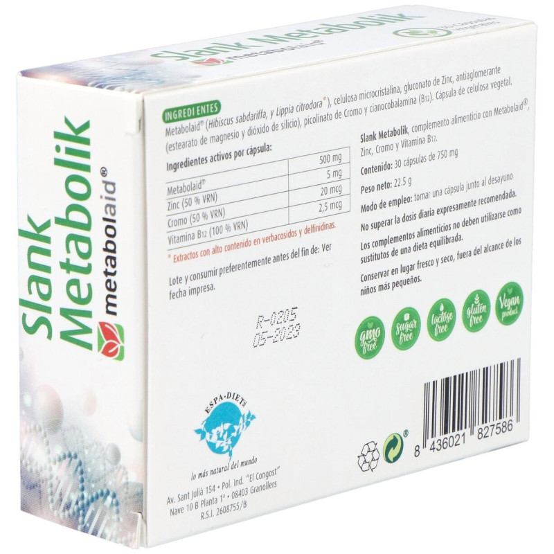 Slank Metabolik 30caps - Espadiet