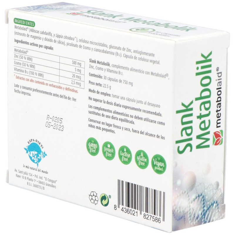 Slank Metabolik 30caps - Espadiet