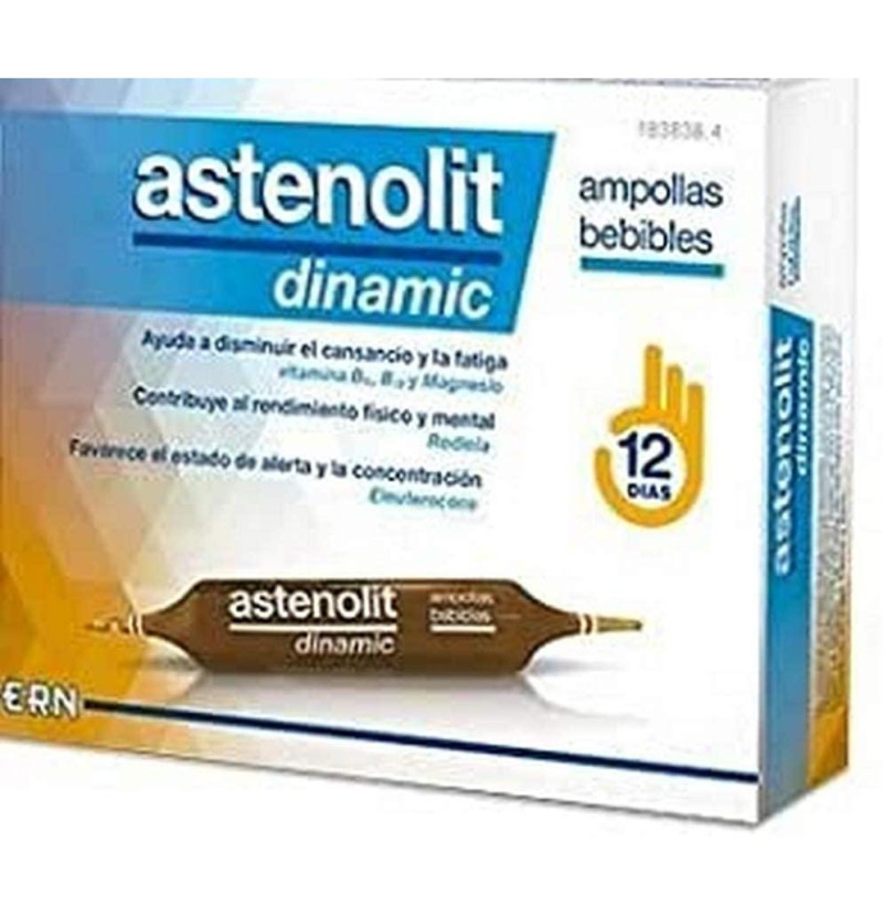 Astenolit Dinamic (12 Ampollas Bebibles) - Laboratorios Ern