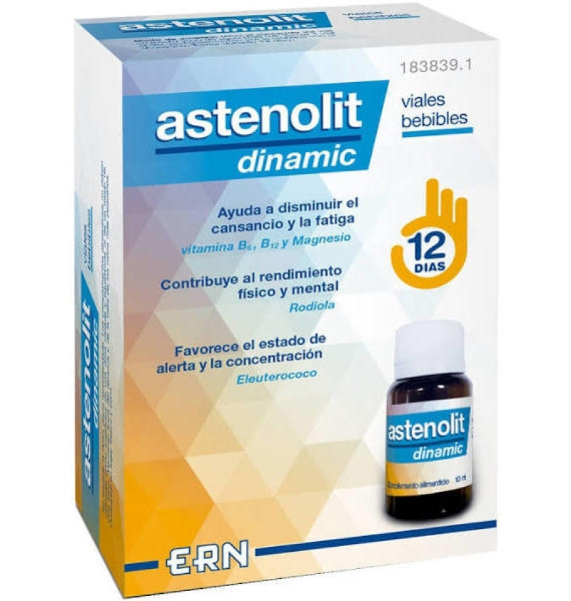 Astenolit Dinamic (12 Viales Bebibles) - Laboratorios Ern