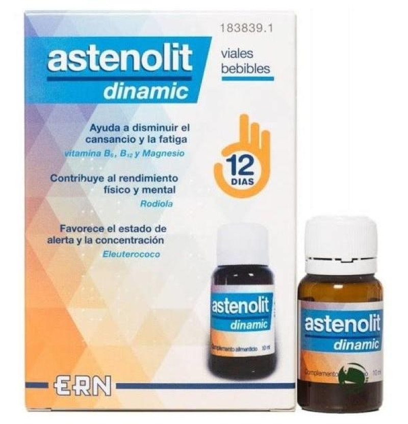 Astenolit Dinamic (12 Viales Bebibles) - Laboratorios Ern