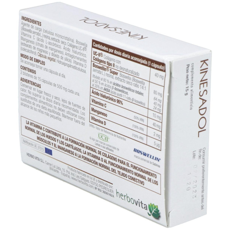 Kinesadol 30caps - Herbovita