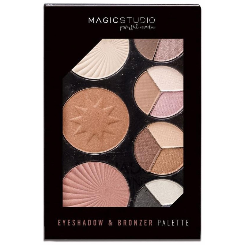 Eyeshadow y Bronzer Palette 23g - Magic Studio