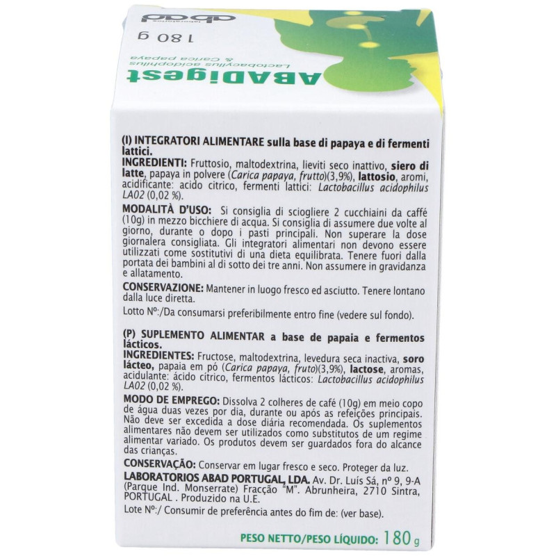 Abad Abadigest Vadessa Bote 180 g - Kiluva - Abad