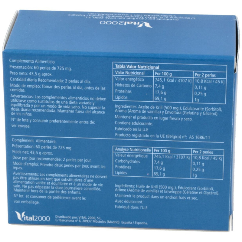 Krillart Omega 3 Krill 60Perlas