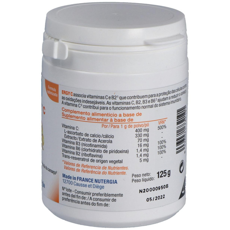 Ergy - C Polvo 125gr - Nutergia